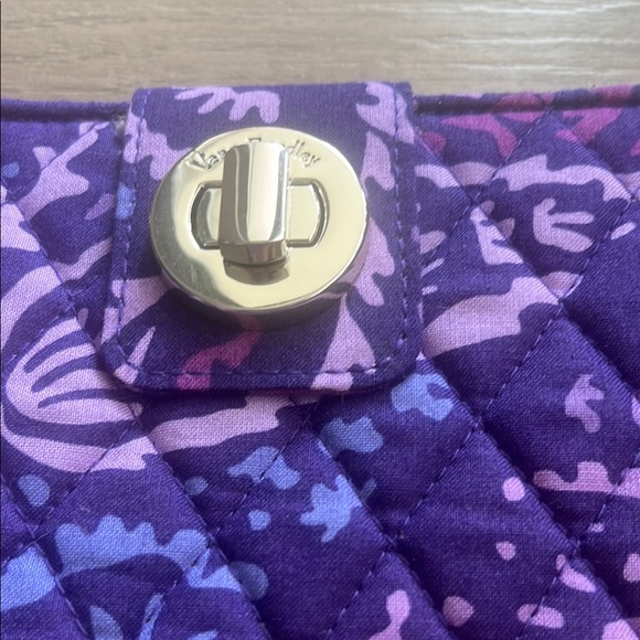 Vera Bradley purple wristlet - Picture 2 of 8